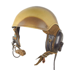 Original U.S. Gulf War Desert Storm Era CVC DH-132 Tanker Helmet by Gentex - Dated 1976