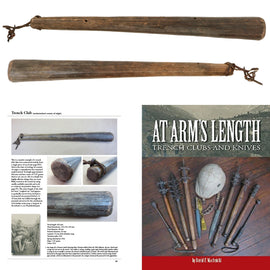 Original German or British WWI Wooden Trench Raiding Club with Original Lanyard - Featured in “At Arms Length: Trench Clubs and Knives Volume I” by David F. Machnicki