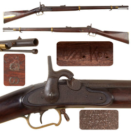 Original U.S. Civil War Scarce J. Henry & Son Pennsylvania Home Guard Percussion "Saber Rifle" with Unit Marking - 1 of 70 Manufactured Sept. 1861 - March 1862