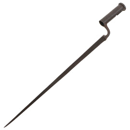 Original U.S. American Revolutionary War Era Period U.S.-Made British Brown Bess Style Socket Bayonet - Circa 1770s - From Collection of American Edged Weapon Museum