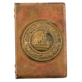 Original Imperial German WWI “Got Mit Uns” Trench Art Matchbook Case with Belt Buckle Emblem