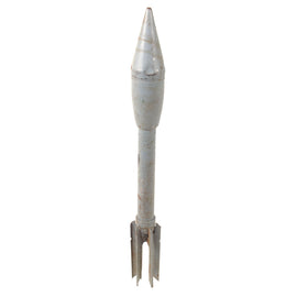 Original U.S. WWII M7A1 Anti-Tank Practice Rocket for the M1 and M1A1 2.36 Inch Bazooka Launcher - Inert