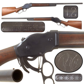 Original U.S. Winchester Model 1887 Lever Action 12 Gauge Shotgun with Excellent 32" Barrel Made in 1897, Serial No. 62883