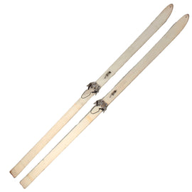 Original U.S. Korean War Era Army Issue 1951 & 1952 Dated Skis