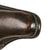 Original German WWII P.08 Luger Pistol Black Leather Hardshell Holster by Albert Fischer - Dated 1939 Original Items