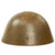 Original Czech WWII Vz32 / M32 "Egg-Shell" Steel Helmet Converted for Danish DSB Railway Use - Danske Statsbaner Original Items