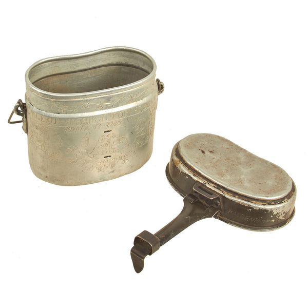 Original German WWII Hungarian Issued M31 Mess Kit Kochgeschirr