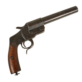 Original German WWI Hebel Leuchtpistole Model 1894 Flare Signal Pistol by Christoph Funk - Matching Serial 12728