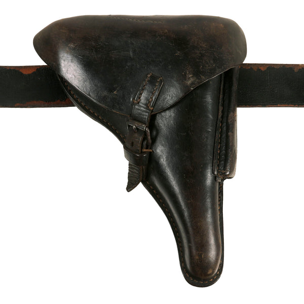 Original German Pre WWII 1937 dated Black P.08 Luger Holster