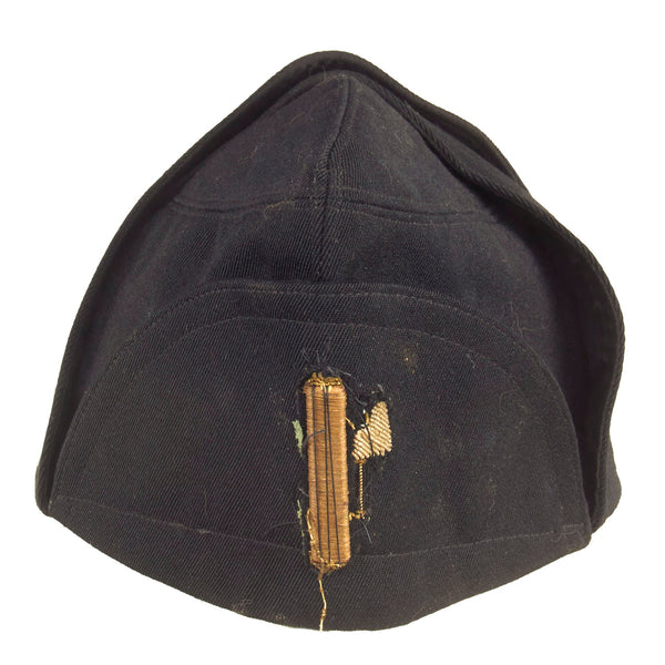 Original WWII Italian Black Shirt MVSN Fascist Bustina Field Cap