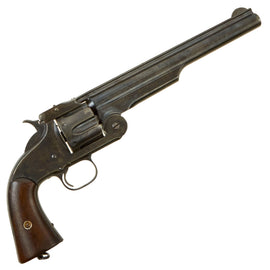 Original U.S. Smith & Wesson Russian Second Model No. 3 Revolver with Wooden Grips - Matching Serial 10546