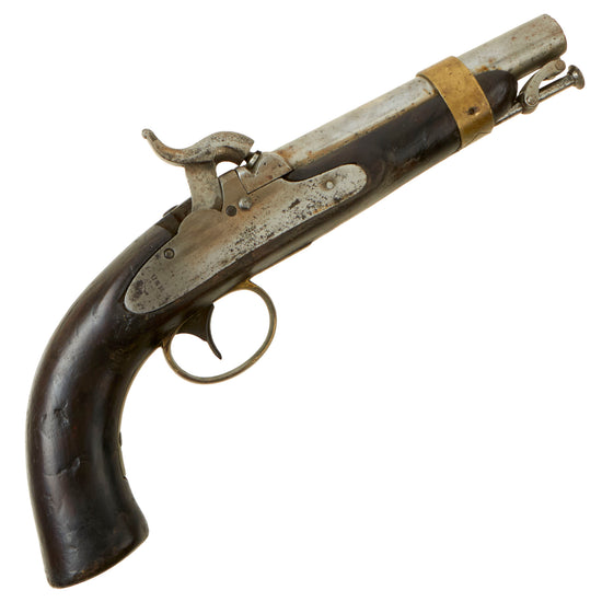 Original U.S. Civil War Era Model 1842 Internal Hammer Naval Percussion Pistol by N.P. Ames - dated 1845 Original Items