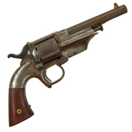 Original Scarce U.S. Civil War Allen & Wheelock .36cal Navy Lip Fire Center Hammer Revolver Serial 42 - Circa 1862
