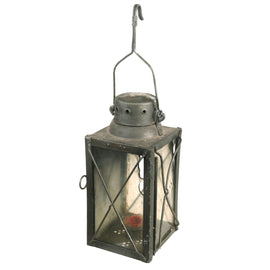 Original German WWII Luftwaffe Barracks Candle Lantern - Dated 1941
