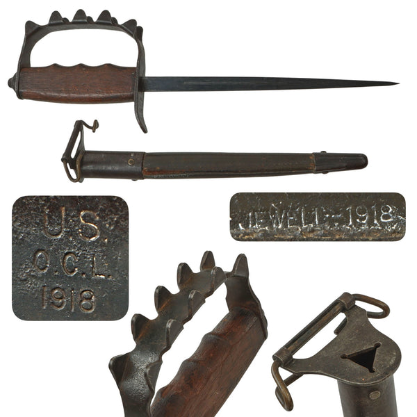 Original U.S. WWI M1917 Knuckle Duster Trench Knife by Oneida