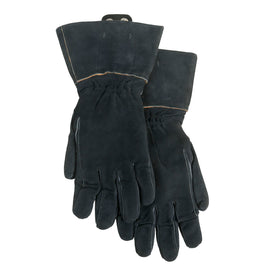 Original Excellent German WWII Matched Pair of Luftwaffe Electric Heated Leather Pilot's Flight Gloves - Size 8