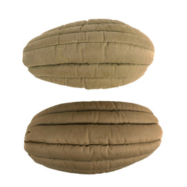 Original Rare German WWII Luftwaffe Fallschirmjäger Paratrooper Set of Two Tan Knee Pads