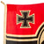 Original German WWII 100cm x 170cm National Battle Flag - Faded Markings - Reichskriegsflagge Original Items