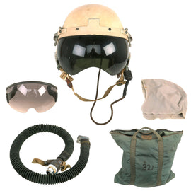 Original U.S. Cold War Era Type P-3 Flying Helmet With Carry Bag