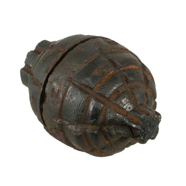 Original WWI Italian 1915 Besozzi Fragmentation Grenade - Inert