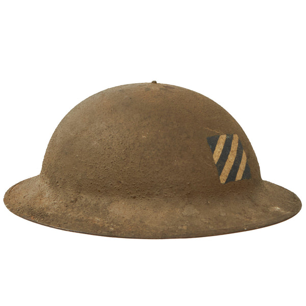 Original U.S. WWI M1917 Helmet of the 3rd Infantry Division with