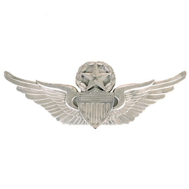 Original U.S. Cold War Era Large Army Aviator Wings Aluminum “Officer’s Club” Wall Art - 47 ½” x 17”