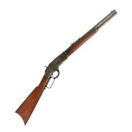 Original U.S. Winchester Model 1873 .44-40 Repeating Rifle with Short 18" Octagonal Barrel made in 1890 - Serial 337688B