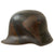 Original U.S. WWI Imperial German Camouflage Painted Helmet Shell Bringback Grouping With Dogtags, Silver WOund Badge, Iron Cross and More - Herbert T. Baynes (2026381) Original Items