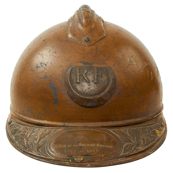 Original French WWI Zouave North African Troops M1915 Adrian