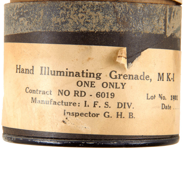 Original U.S. WWII Mk 1 Illumination Hand Grenade in Original