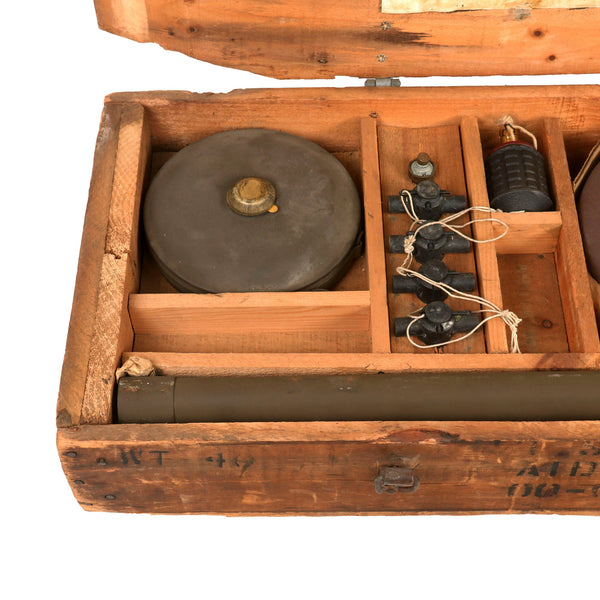 Original U.S. WWII Japanese Mine Training Aid Set No.2 in Crate