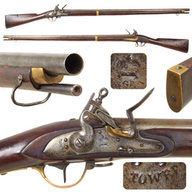 Original Prussian Potsdam M1809 Flintlock Musket Sent to Africa with British Markings and Modified Stock