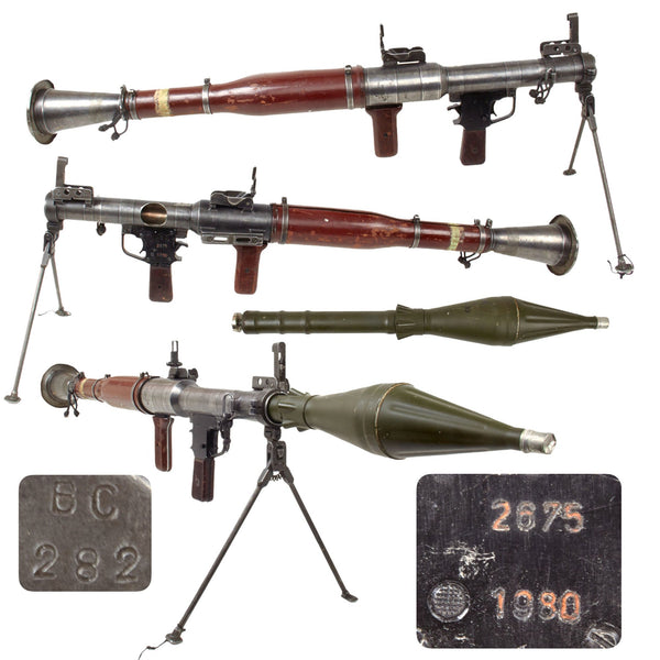 Original Soviet Cold War RPG-7 Deactivated Rocket Propelled
