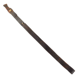 Original U.S. Indian Wars Early Issue Leather Sling for Trapdoor Springfield Rifles - 49” Long