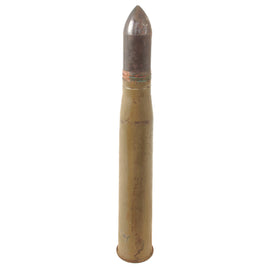 Original U.S. WWII 57mm M22 Inert Drill Cartridge for M1 Gun & British 6-Pounder 7 cwt. - M70 Projectile Dated April 1942