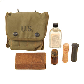 Original U.S. WWII M2 Jungle Medical Aid Kit with Contents by J. A. Shoe - Dated 1944