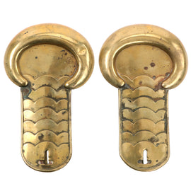 Original U.S. Civil War Enlisted Man’s Brass Shoulder Scales