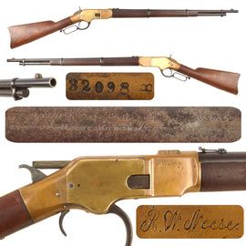 Original U.S. Winchester Early 3rd Model 1866 "Yellow Boy" .44RF "Musket" Infantry Rifle Made in 1870 - Serial 32098B