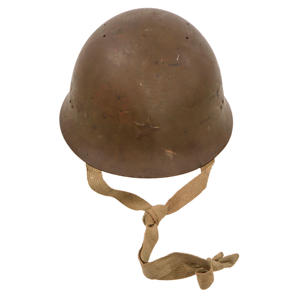 Original Japanese WWII Type 90 Army Helmet with Complete Liner and