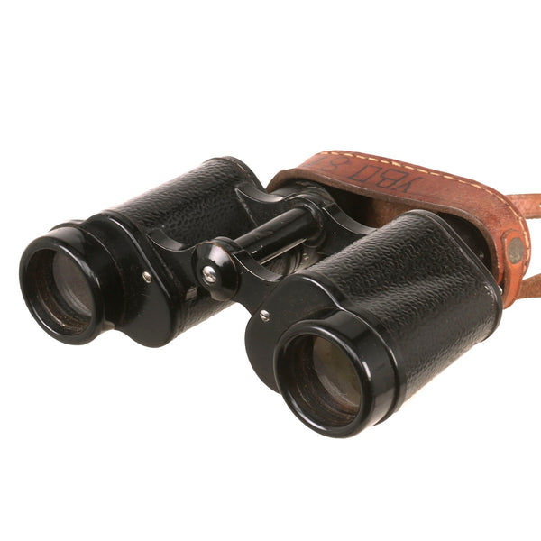 Original Soviet WWII 6x30 Binoculars in Case with Inscription on
