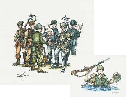 Cartoon Advertisement for IMA