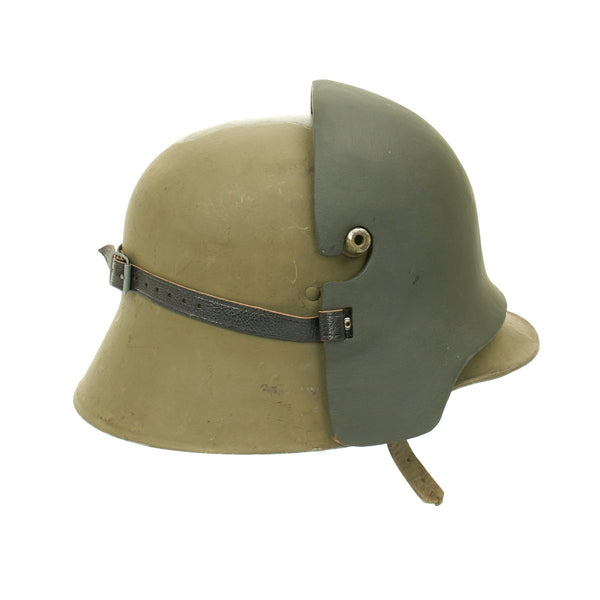 German WWI M16 Helmet Stirnpanzer Sniper Brow Plate - Lightweight