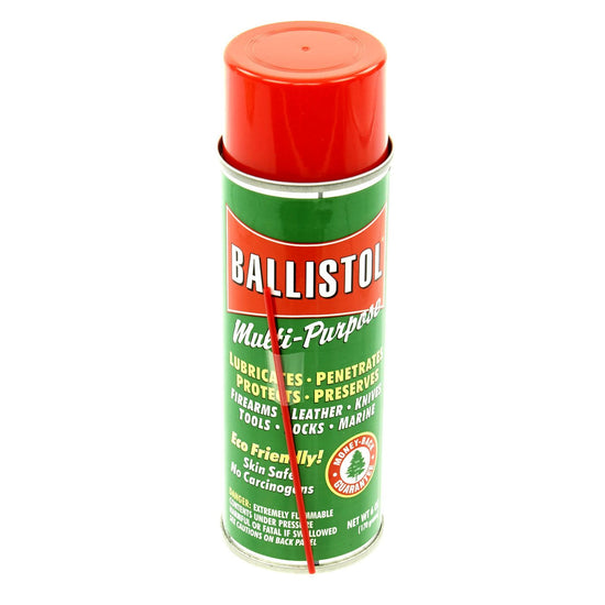 Ballistol Multi-Purpose Cleaning and Lubricating 6 oz Aerosol Can - Antique Gun Oil International Military Antiques