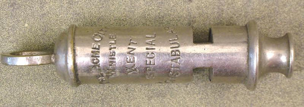 British Bobby Police Whistle: Original Victorian Era (Acme) – International Military Antiques