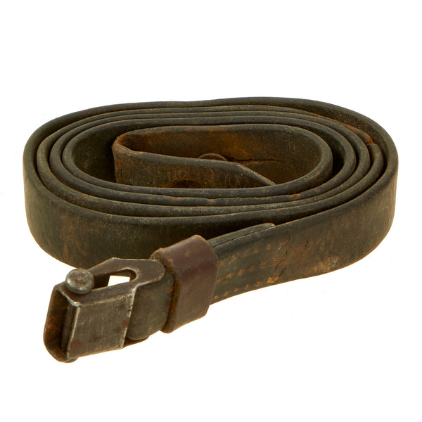 Original WWII German MP 40 Submachine Leather Gun Sling
