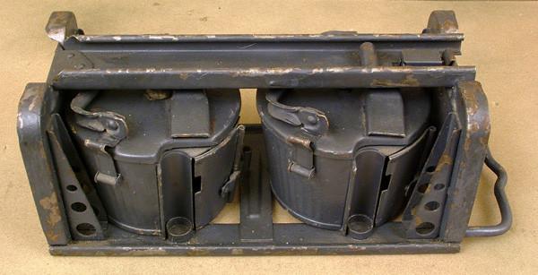 MG 34 MG 42 Belt Carrier in Tranport Frame: WWII Grey/Black Original Items
