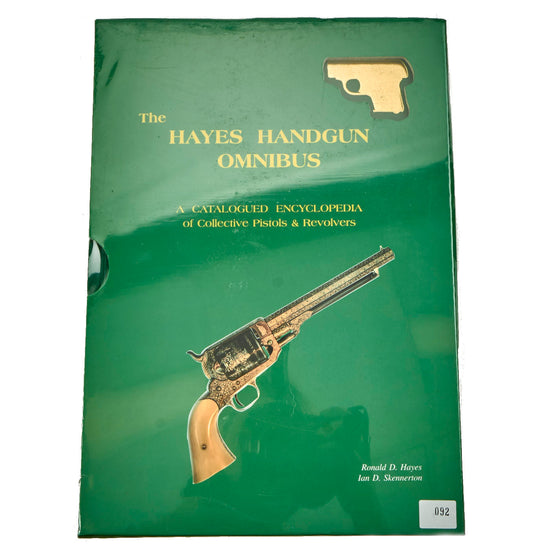 Book: “The Hayes Handgun Omnibus, A Catalogued Encyclopedia of Collective Pistols and Revolvers” by Ronald D. Hayes and Ian Skennerton - Presentation Edition Hard Cover New Made Items