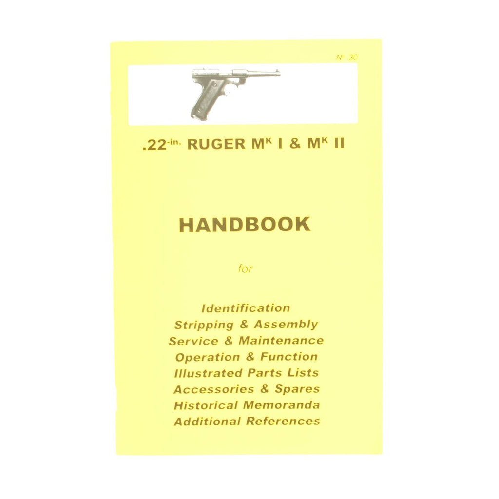 Handbook: .22-in. RUGER Mk I & Mk II New Made Items