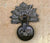 French Adrian Helmet WWI Era Flaming Bomb Badge: Steel New Made Items