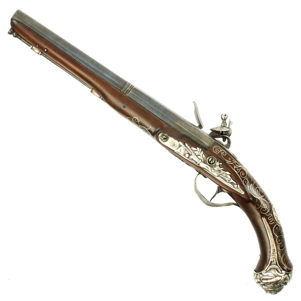 Custom Cased Revolutionary War Flintlock Holster PIstol W/